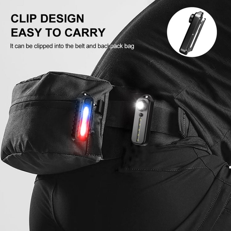 Bicycle Tail Light Type-C Rechargeable Outdoor Warning Light With Pen Clip, W677
