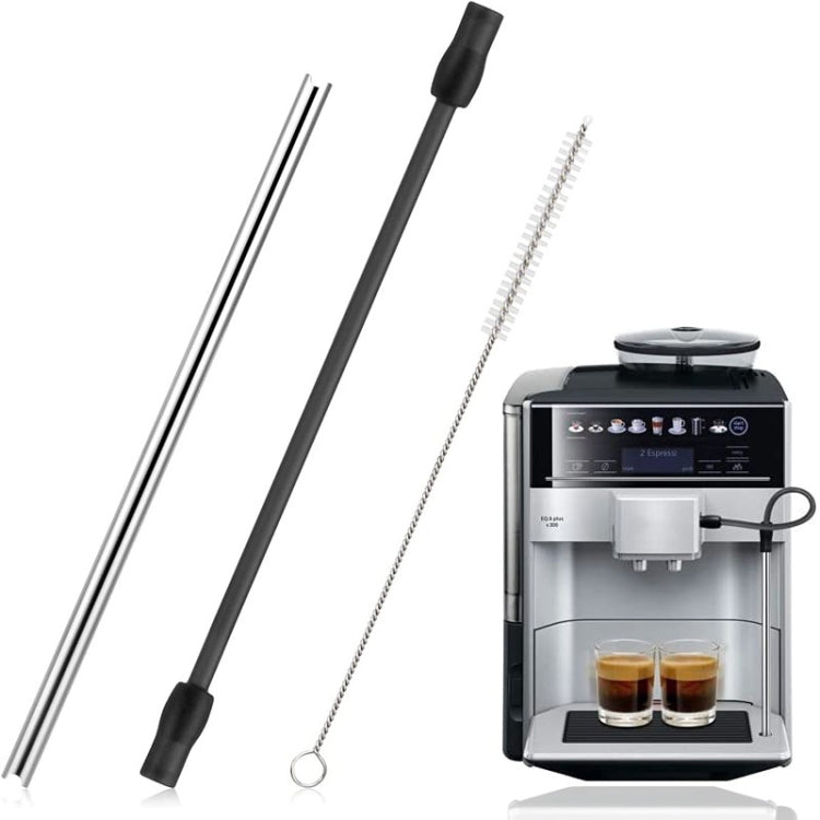 For Bosch VeroAroma / Siemens EQ.6 Series Coffee Machine Milk Pipe and Cleaning Brush Set, Brush Set(Dark Gray)