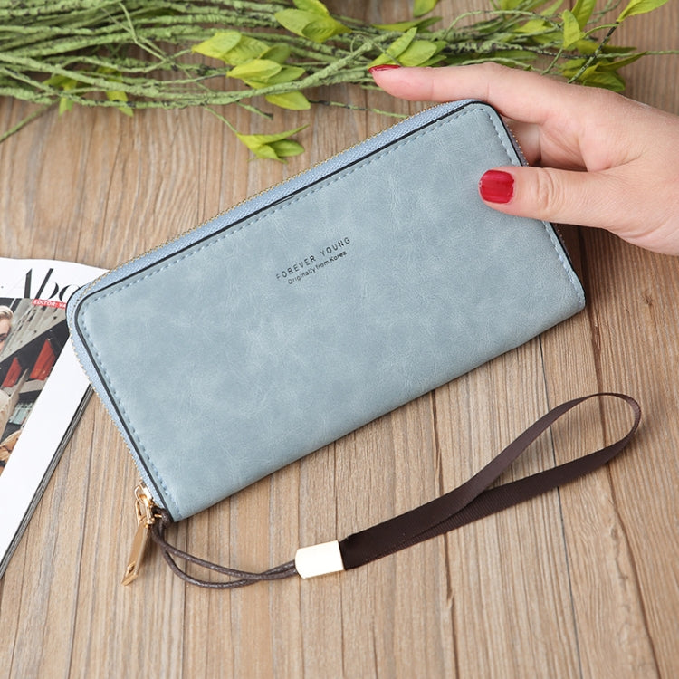 Scrub Long Wallet Lady Wallet Handbag Zipper Purse