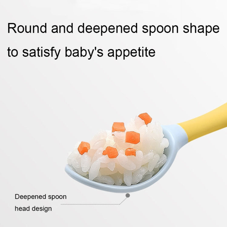 Children Eating Training Tableware Baby Bendable Silicone Soft Spoon, Green, Pink, Yellow, Purple, Boxed Green, Boxed Pink, Boxed Yellow, Boxed Purple