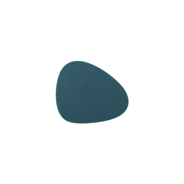 10pcs Teardrop-Shaped Silicone Table Insulation Mat Leather Textured Kitchen Cup And Pot Mat, Coaster(Red), Coaster(Pink), Coaster(Green), Coaster(Blue), Coaster(Gray)