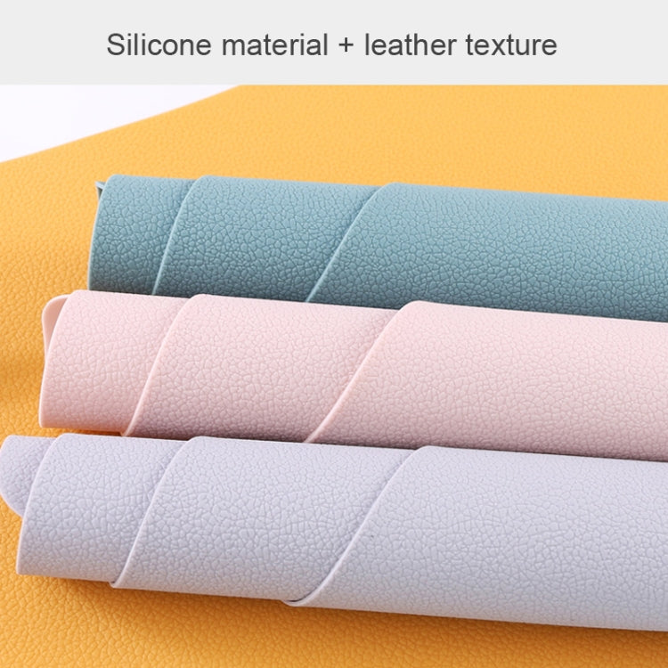 10pcs Teardrop-Shaped Silicone Table Insulation Mat Leather Textured Kitchen Cup And Pot Mat, Coaster(Red), Coaster(Pink), Coaster(Green), Coaster(Blue), Coaster(Gray)