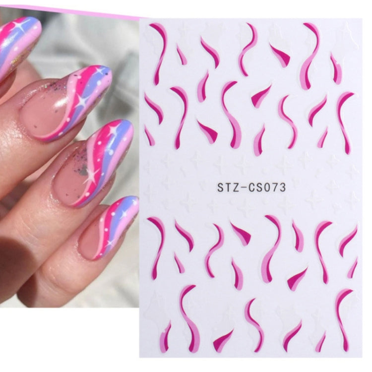 French Style Manicure Sticker Pop Stripe Line Nail Sticker, Stz-CS069, Stz-CS070, Stz-CS071, Stz-CS072, Stz-CS073, Stz-CS074, Stz-CS075, Stz-CS076, Stz-CS077, Stz-CS078, Stz-CS079, Stz-CS090, Stz-CS091, Stz-CS092, Stz-CS116, Stz-CS117, Stz-CS118       ...