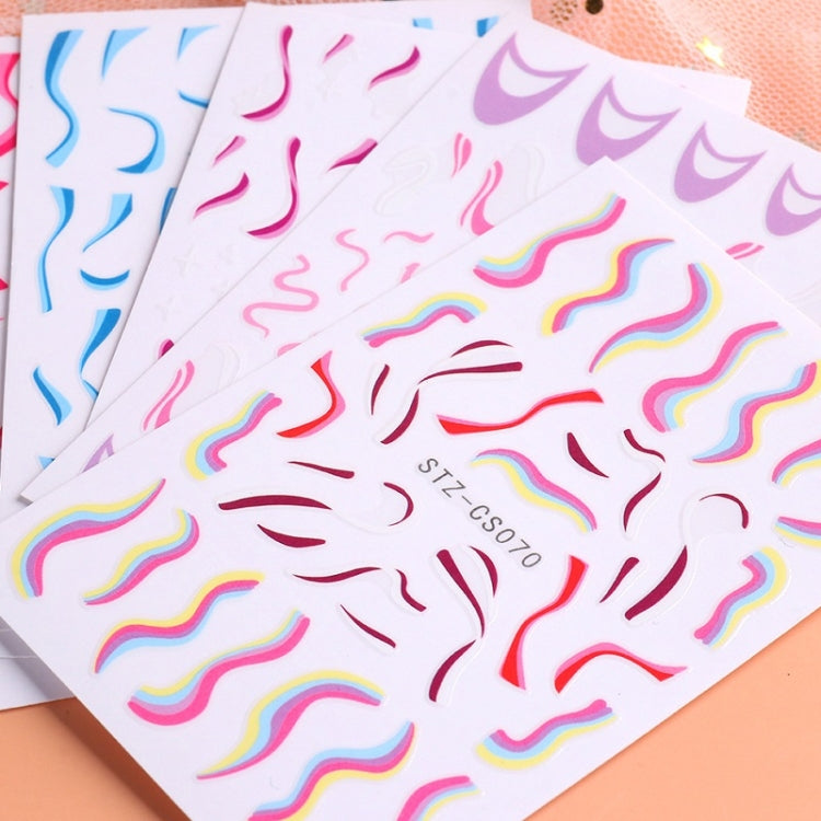 French Style Manicure Sticker Pop Stripe Line Nail Sticker, Stz-CS069, Stz-CS070, Stz-CS071, Stz-CS072, Stz-CS073, Stz-CS074, Stz-CS075, Stz-CS076, Stz-CS077, Stz-CS078, Stz-CS079, Stz-CS090, Stz-CS091, Stz-CS092, Stz-CS116, Stz-CS117, Stz-CS118       ...