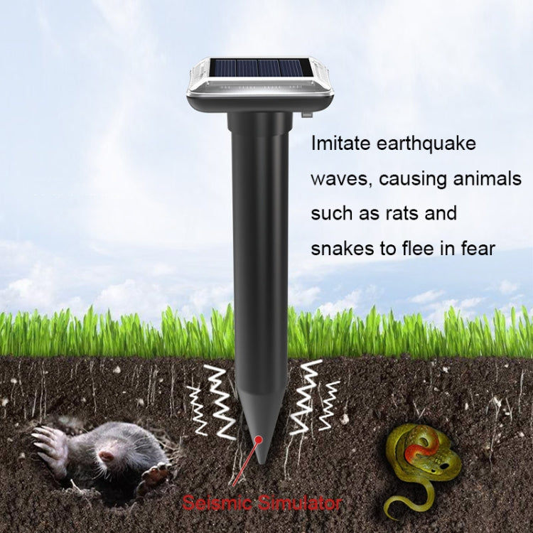 SJZ038 Outdoor Waterproof Solar Ultrasonic Rat Repeller Ultrasonic Animal Repeller, SJZ038 (Orange), SJZ038 (Black), SJZ038 (Green)