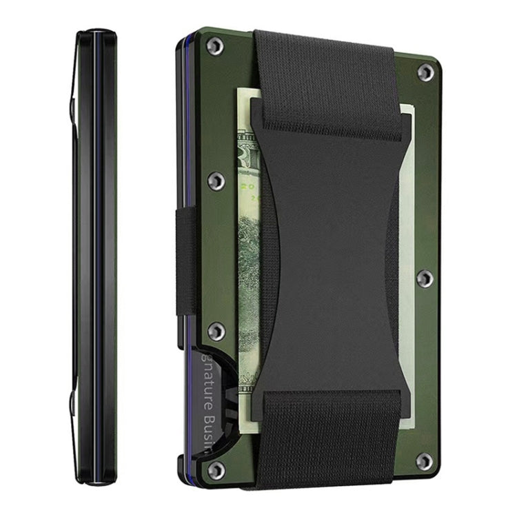 Credit Card Holder Wallets RFID Blocking Slim Metal Card Clip, Black, Grey, Royal Blue, Army Green, Dark Green, Coffee, Fluorescent Green, Carbon Fiber Pattern, Real Carbon Fiber (Light), Real Carbon Fiber (Matte), Red, Blue, Orange, Rainbow           ...