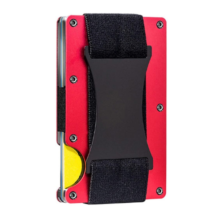 Credit Card Holder Wallets RFID Blocking Slim Metal Card Clip, Black, Grey, Royal Blue, Army Green, Dark Green, Coffee, Fluorescent Green, Carbon Fiber Pattern, Real Carbon Fiber (Light), Real Carbon Fiber (Matte), Red, Blue, Orange, Rainbow           ...