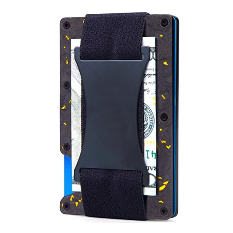 Credit Card Holder Wallets RFID Blocking Slim Metal Card Clip, Black, Grey, Royal Blue, Army Green, Dark Green, Coffee, Fluorescent Green, Carbon Fiber Pattern, Real Carbon Fiber (Light), Real Carbon Fiber (Matte), Red, Blue, Orange, Rainbow           ...