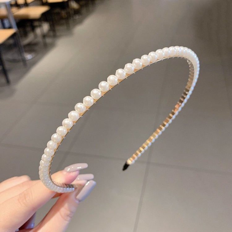 Sweet Pearl Headband Retro Versatile Hair Accessories, 1A, 2B, 3C, 4, 5, 6, 7, 8, 9, 10, 11, 12, 13, 14, 15, 16, 17, 18, 19, 20