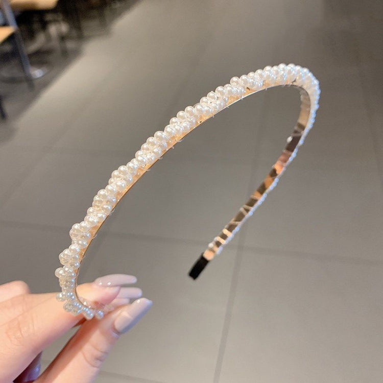 Sweet Pearl Headband Retro Versatile Hair Accessories, 1A, 2B, 3C, 4, 5, 6, 7, 8, 9, 10, 11, 12, 13, 14, 15, 16, 17, 18, 19, 20