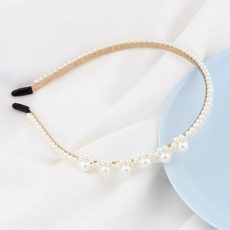 Sweet Pearl Headband Retro Versatile Hair Accessories, 1A, 2B, 3C, 4, 5, 6, 7, 8, 9, 10, 11, 12, 13, 14, 15, 16, 17, 18, 19, 20
