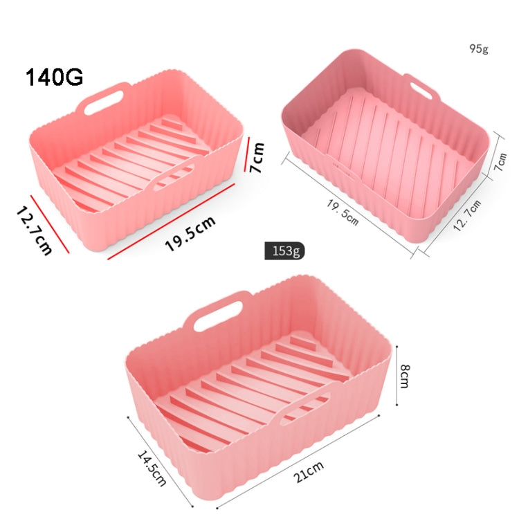 For Ninja DZ201 Air Fryer Silicone Liner Mat Reusable Basket Tray, Gray Thick Model (140g), Gray Thin Model (95g), Black Thin Model (95g), Pink Thin Model (95g), Red Thin Model (95g), Blue Thin Model (95g), Large Black (153g), Large Pink (153g)        ...