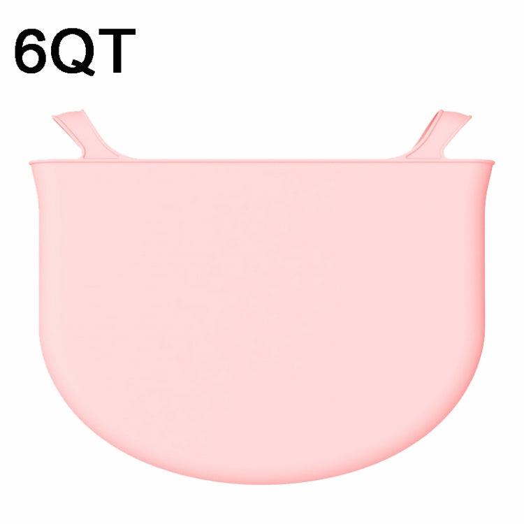 6QT Silicone Slow Cooke Liners Reusable Leakproof Crock Pot Liners, Gray, Black, Pink, Yellow