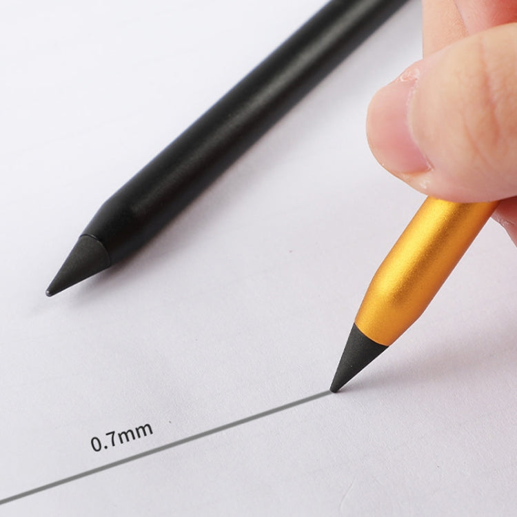 Office Pencil Unlimited Writing Eternal Metal Pen Inkless Pen Student Writing Pencil, HB