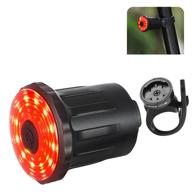 WEST BIKING Bicycle USB Charging Smart Brake Sensor Warning Tail Light, Cushion, Sit Tube