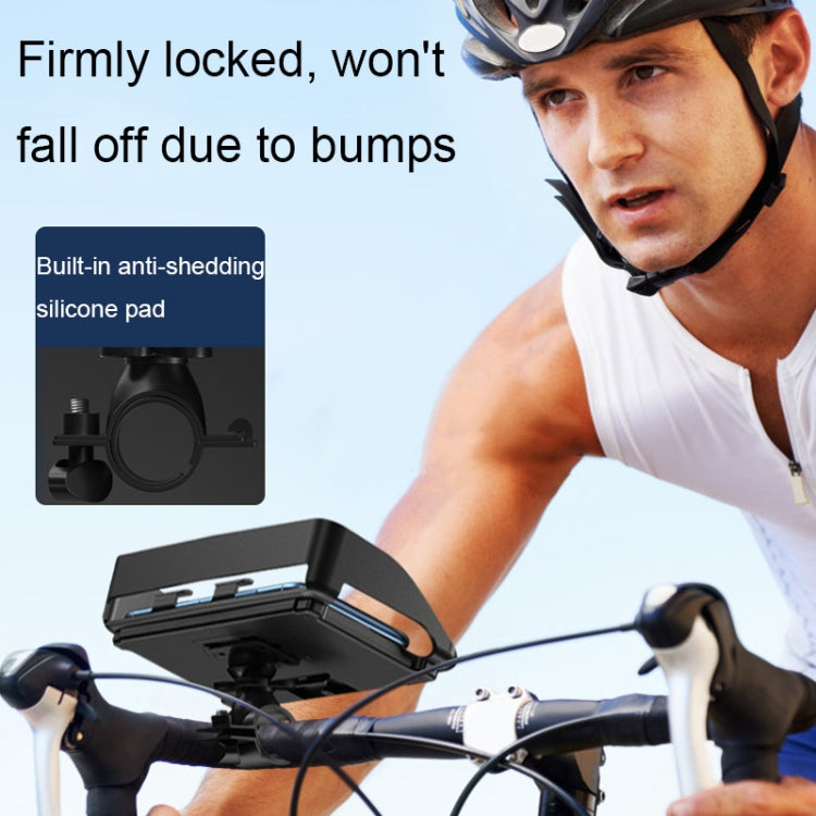 Rotatable Bicycle and Motorcycle Anti-shake Fixed Mobile Phone Holder with Sun Visor, Classic Model, Universal Model