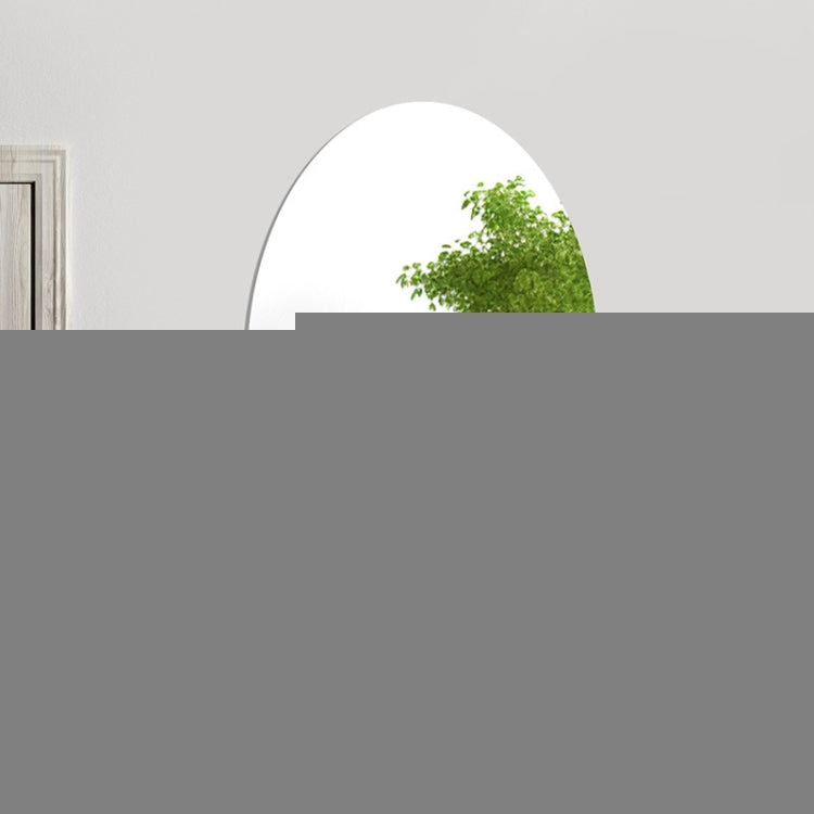 Oval Acrylic Mirror Stereo Wall Stickers Home Decoration Soft Mirror, 15cm x 10cm, 20cm x 13cm, 30cm x 20cm, 42cm x 27cm