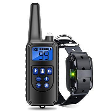 800m Remote Control Stop Barker Dog Trainer Smart Anti-Disturbance Vibration Collar, With 1 Collar, With 2 Collars, With 3 Collars