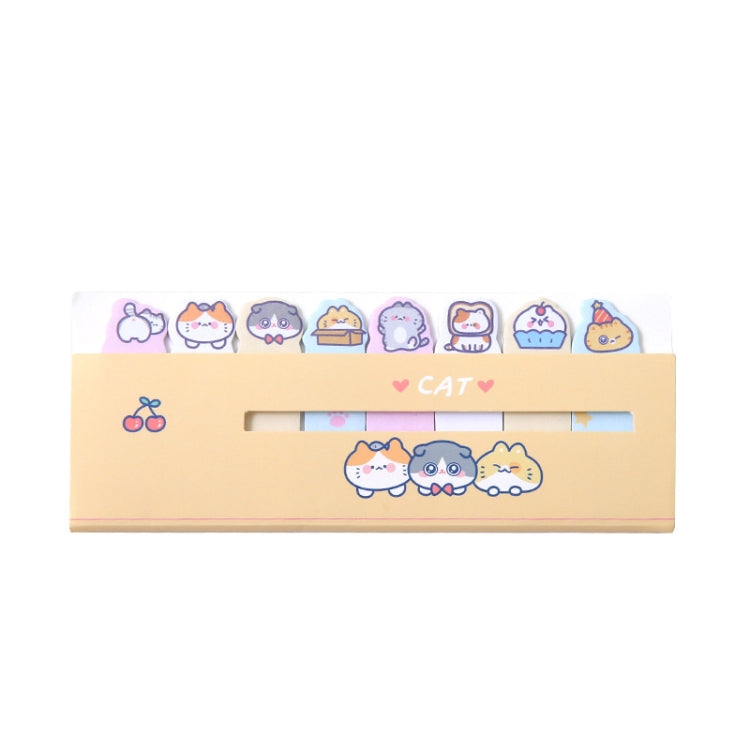 120sheets /Set Kawaii Sticky Tab Note Page Marker Writable and Repositionable File Flags, Dog, Fruit, Girl, Flower, Bear, Cat