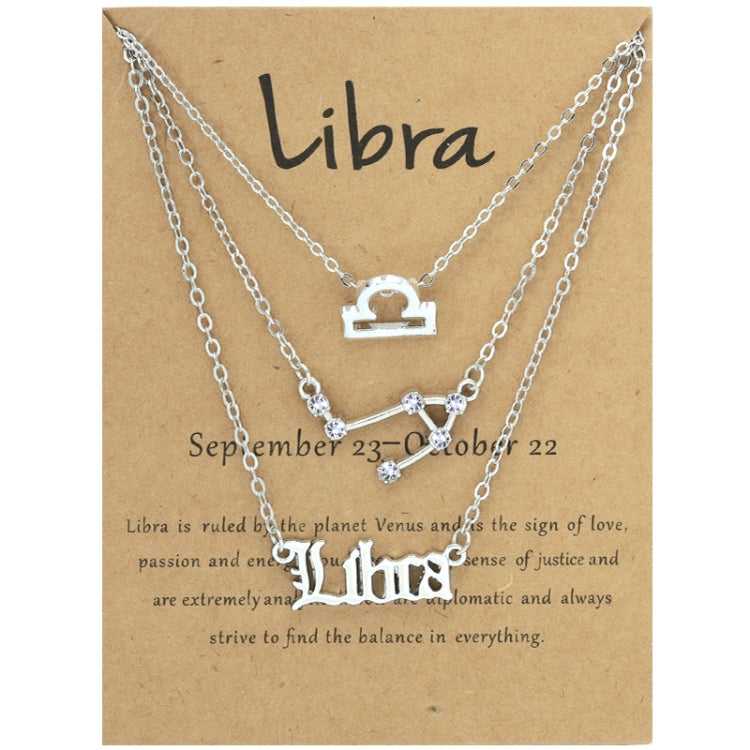3 In 1 12 Zodiac Signs Necklace Set Retro Alphabet Symbols With Diamonds Jewelry Set, Scorpion Golden, Sagittarius Golden, Capricorn Golden, Taurus Golden, Pisces Golden, Leo Golden, Libra Golden, Cancer Golden, Aquarius Golden, Virgo Golden, Aries Gol...
