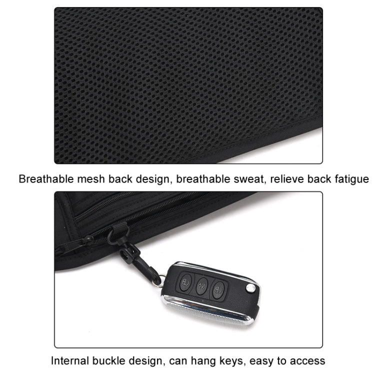 Passport Fit Invisible Waterproof Cell Phone Waist Pack Anti-theft Brush Travel Document Organizer Bag