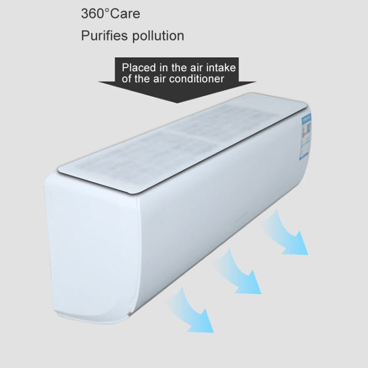 Disposable Air Conditioning Air Purification Filter Household Hanging Air Intake Dust Removal Cotton, 5pcs /Pack 22x80cm