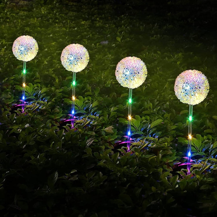 Dandelion Lawn Ground Plug Light Decoration Outdoor Solar LED Garden Lights, Single Head