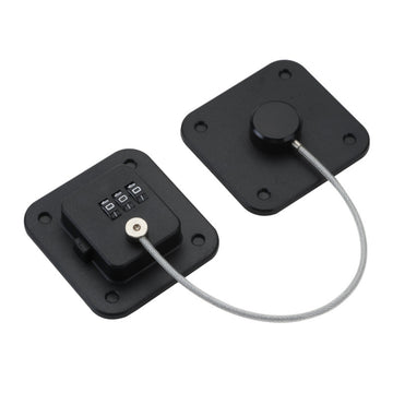 Child Safety Lock No Hole Window Limiter Refrigerator Drawer Cabinet Combination Lock, 3-bit Black, 3-bit White, 2-bit Black, 2-bit White, 2-bit Gray