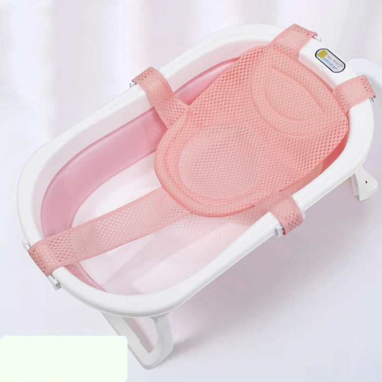 Baby Bath Tub Bathing Support Net Stand Newborn Non-Slip Suspended Shower Mat, 5 Buckle Blue, 5 Buckle Pink, 5 Buckle Green, T-type Blue, T-type Pink, T-type Green