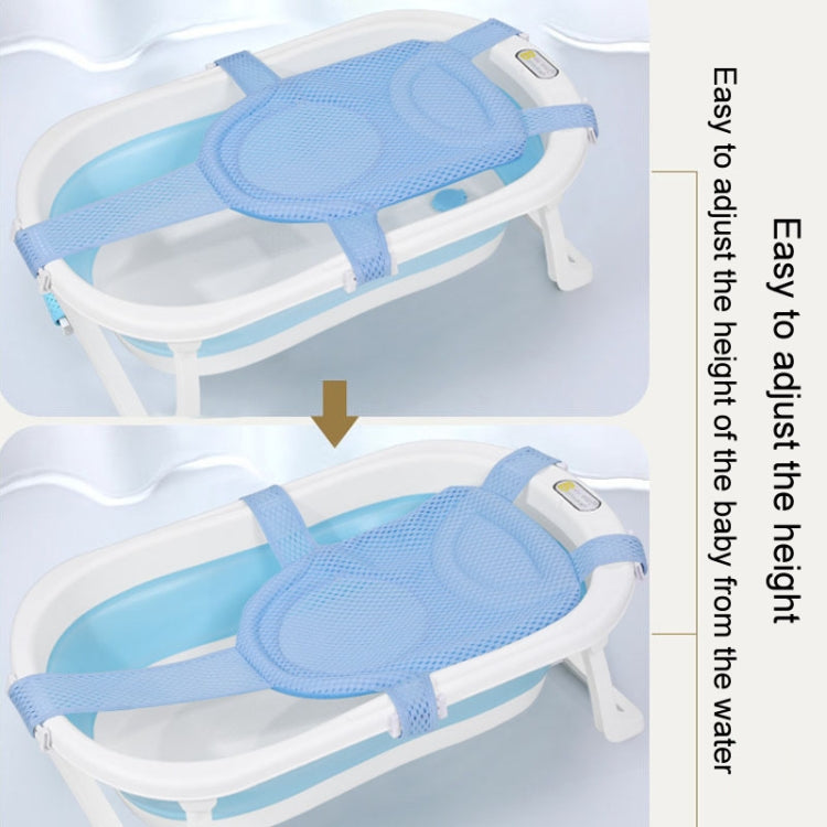 Baby Bath Tub Bathing Support Net Stand Newborn Non-Slip Suspended Shower Mat, 5 Buckle Blue, 5 Buckle Pink, 5 Buckle Green, T-type Blue, T-type Pink, T-type Green