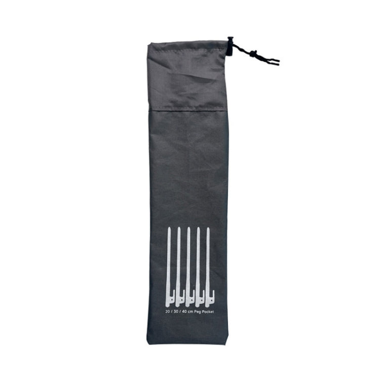 Ground Spike Storage Bag Outdoor Camping Accessories Portable Handheld Storage Bag, M 30cm, L 40cm