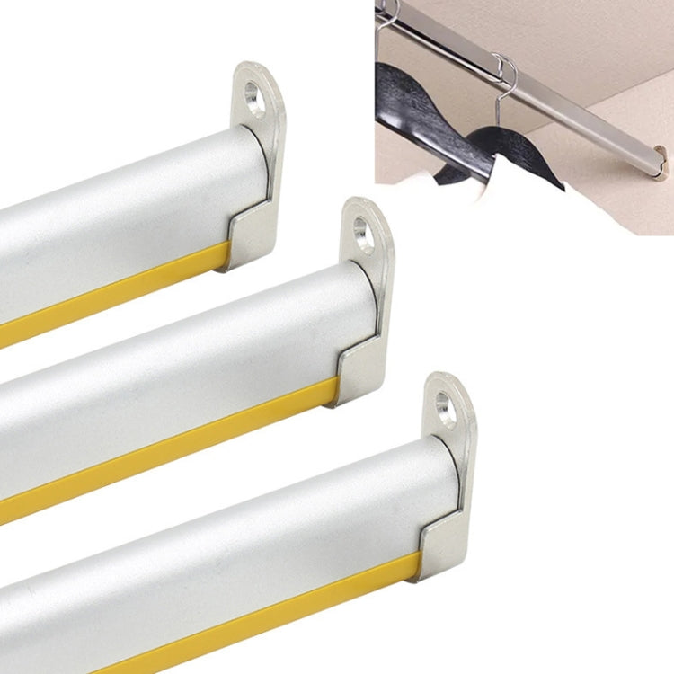 2pcs Wardrobe Closet Rod End Support Bracket Alloy Holder Hardware Furniture Accessories, Thickened, Normal