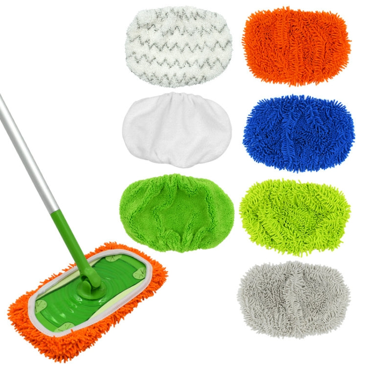 For Swiffer Sweeper and Other 10-inch Flat Mop Replacement Pads, 2pcs Terry Cloth, Coral Fleece Gray, Coral Fleece Green, Stripe Gray, Chenille Green, Chenille Orange, Chenille Gray