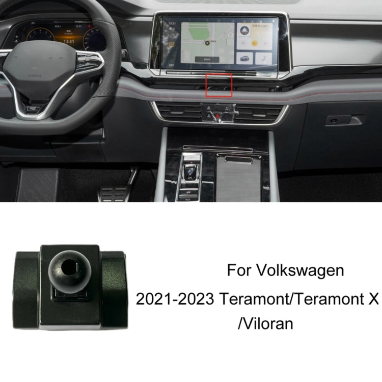 For Volkswagen Car Air Outlet Modified Mobile Phone Holder Base, 19-22 Sagitar, 19-22 Tayron/ Tayron X, 19-23 Touareg, 19-21 Tharu, 20 Viloran, 19-23 T_Cross/20-21 TACOUA, 21-23 Teramont/Teramont X/Viloran, 22 Tiguan L/Tiguan X, 21 Golf 8, 21 CC       ...