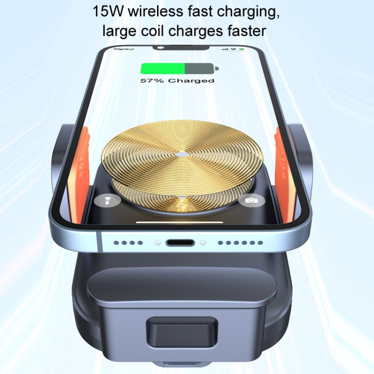 Car Wireless Charging Outlet Navigation Mobile Phone Holder