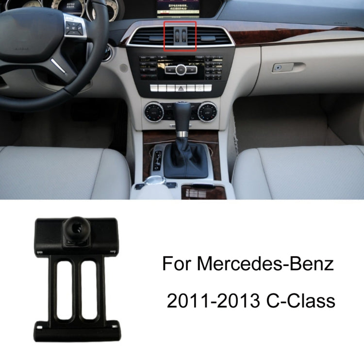For Mercedes-Benz Left-Handed Drive Mobile Phone Holder Car Air Outlet Base, 05-10 ML, 06-17 R-Class, 08-10 C-Class, 08-12 S-Class, 09-10 B-Class, 11-13 C-Class, 12-19 B-Class, 12 GLK, 12-15 ML, 13-15 GLK, 14-15 E-Class/13-16 E-Class, 12-17 CLS        ...