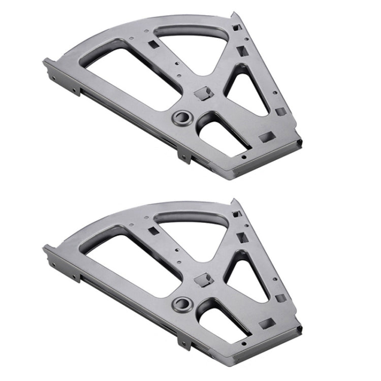 1pair Concealed Shoe Rack Cold Rolled Steel Flap Mounting Fittings, Single Layer Black, Single Layer Gray, Double Layer Black, Double Layer Gray, Three Layer Black, Three Layer Gray