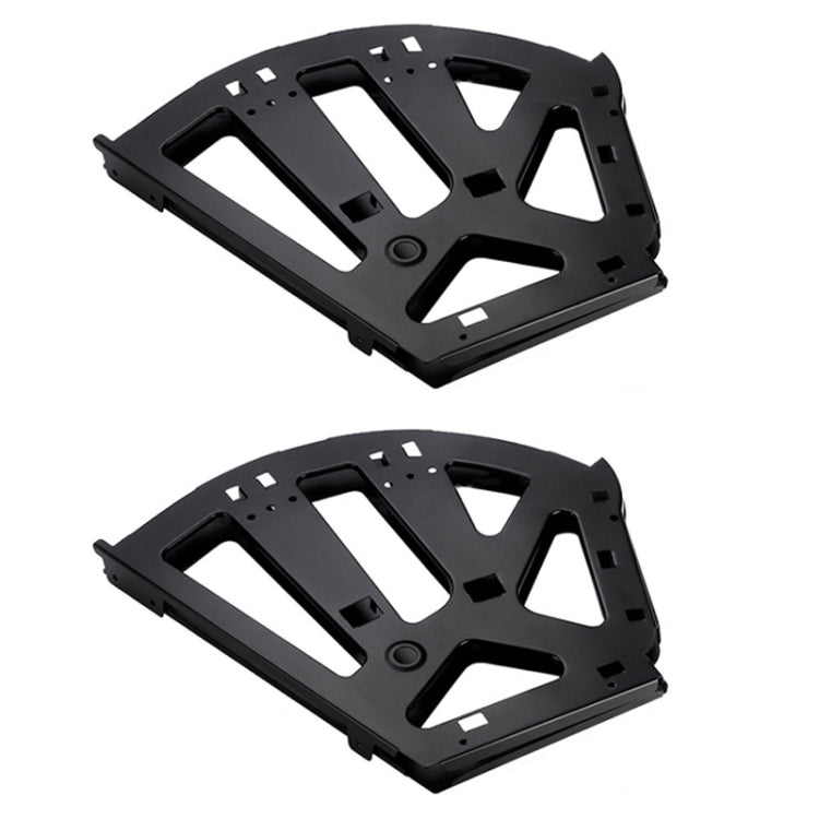 1pair Concealed Shoe Rack Cold Rolled Steel Flap Mounting Fittings, Single Layer Black, Single Layer Gray, Double Layer Black, Double Layer Gray, Three Layer Black, Three Layer Gray