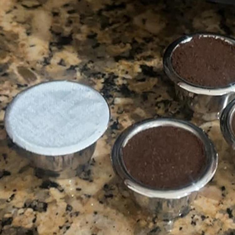 For Nestle Vertuo Coffee Maker Disposable Capsule Aluminum Foil Sealer Paper, 37mm 100pcs / Pack, 37mm 204pcs / Pack, 62mm 100pcs / Set