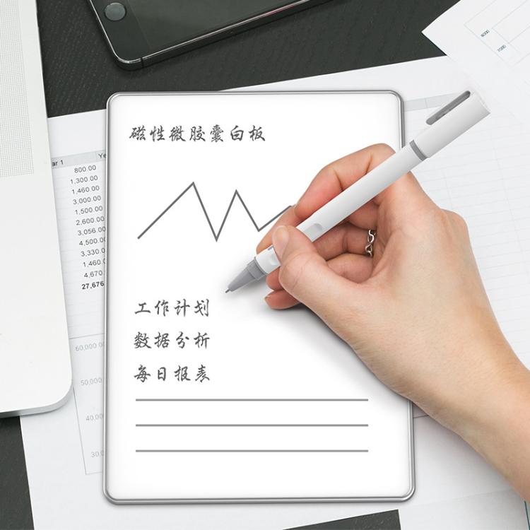 Nano-Microcapsule Magnetic Whiteboard Drawing Draft Writing Board, A3 20 Inches, A5 11 Inches