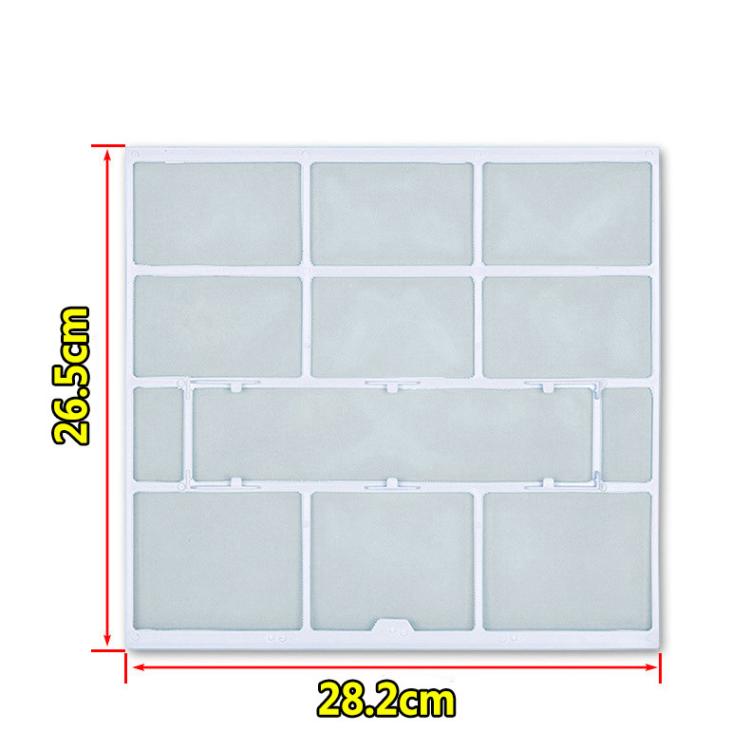 Filter Mesh For Midea Air Conditioner Replacement 1/1.5/2 HP Wall-Mounted Indoor Units, 29x27.5cm, 34.5x27.5cm, 32x27.5cm, 25.3x28cm, 30x29cm, 29.7x28cm, 37.7x29.4cm, 37.5x33cm, 28.2x26.5cm, 30.2x28cm, 35.9x43.7cm, 32.5x32cm, 30x32cm, 27x26.5cm, 28.5x2...
