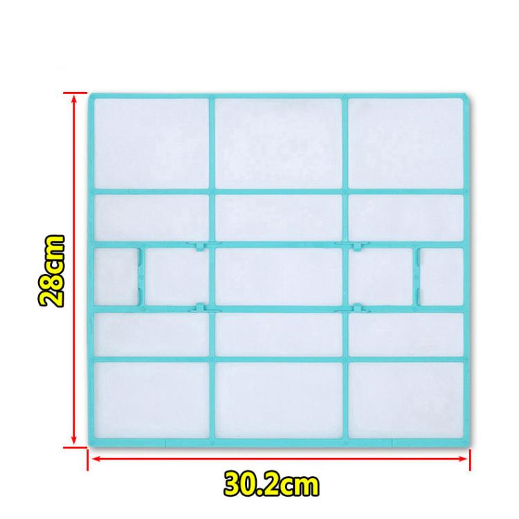 Filter Mesh For Midea Air Conditioner Replacement 1/1.5/2 HP Wall-Mounted Indoor Units, 29x27.5cm, 34.5x27.5cm, 32x27.5cm, 25.3x28cm, 30x29cm, 29.7x28cm, 37.7x29.4cm, 37.5x33cm, 28.2x26.5cm, 30.2x28cm, 35.9x43.7cm, 32.5x32cm, 30x32cm, 27x26.5cm, 28.5x2...