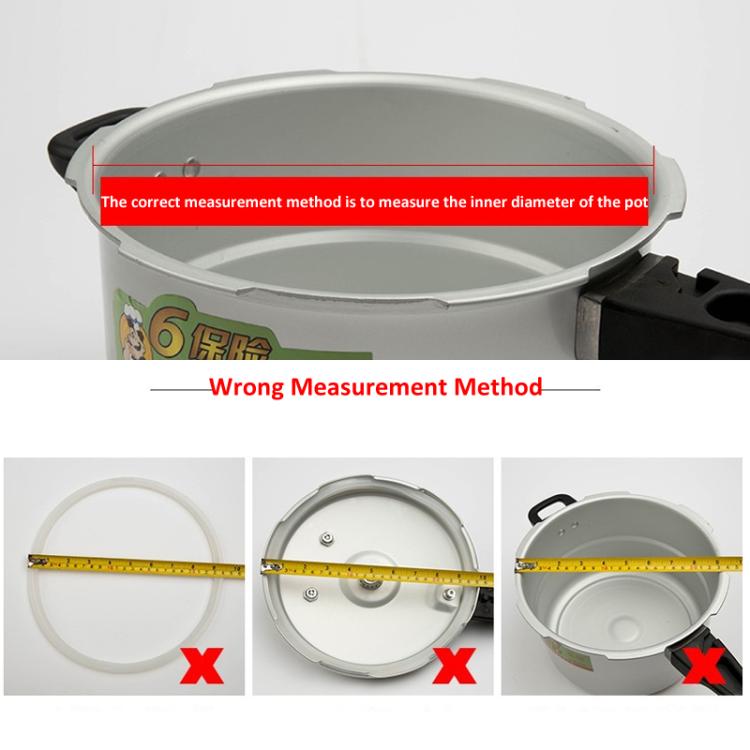 Silicone Sealing Ring/Gasket for Aluminum Pressure Cookers, 16cm, 24cm, 26cm, 28cm, 34cm, 36cm, 38cm, 40cm, 42cm, 44cm, 46cm