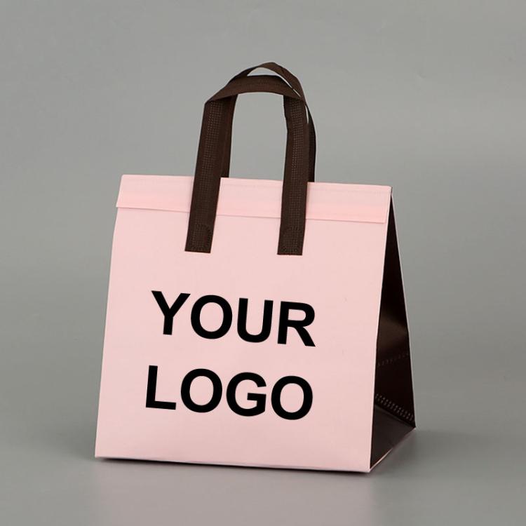 Aluminum Foil Thermal Takeaway Bag, 50 Bags In One Package, Size: 21x26x11cm, Small 21x26x11cm, Medium 24x24x15cm, Large 26x26x17cm, Extra Large 30x30x20cm