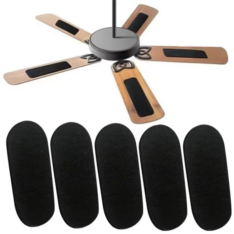5pcs Electric Fan Blade Activated Carbon Air Filter Cotton With Adhesive, 25x9x0.3mm, 25x9x0.5mm
