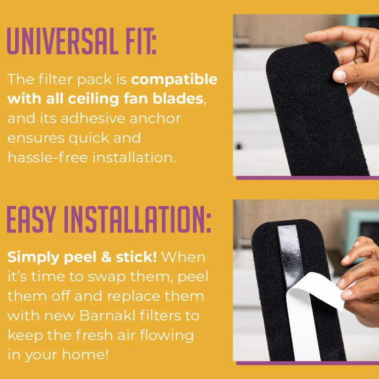 5pcs Electric Fan Blade Activated Carbon Air Filter Cotton With Adhesive, 25x9x0.3mm, 25x9x0.5mm