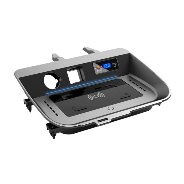 For Toyata RAV4 Wireless Car Charger With Digital Display, 15W Left, 15W Right