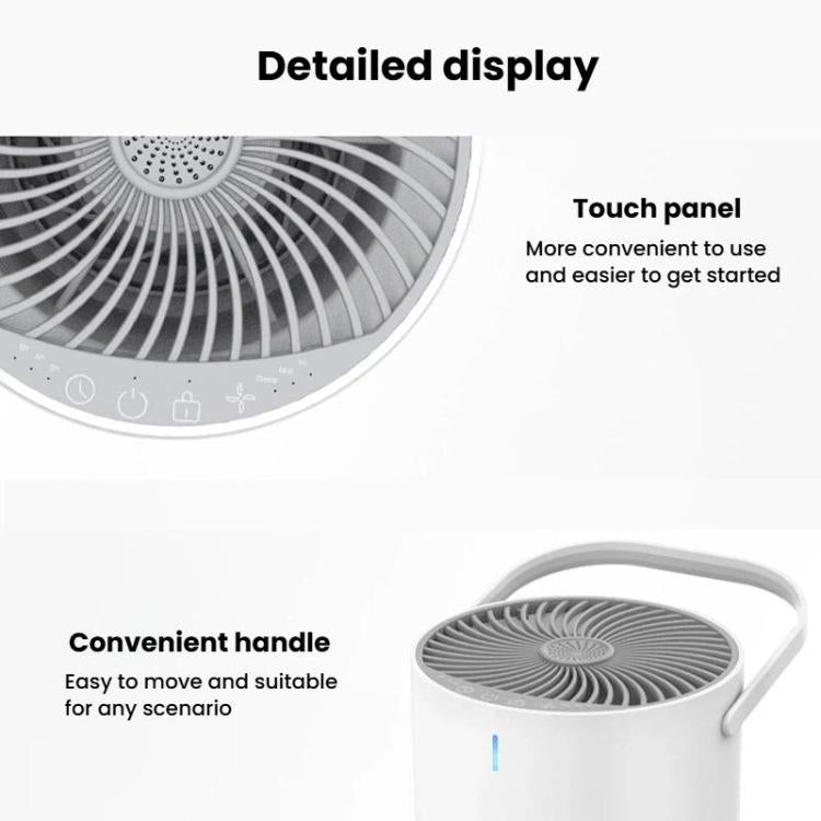 K802-1 Home Touch-Control Air Purifier With Low Noise & LED Light Odor-Eliminating Aromatherapy Air Freshener, K802-1