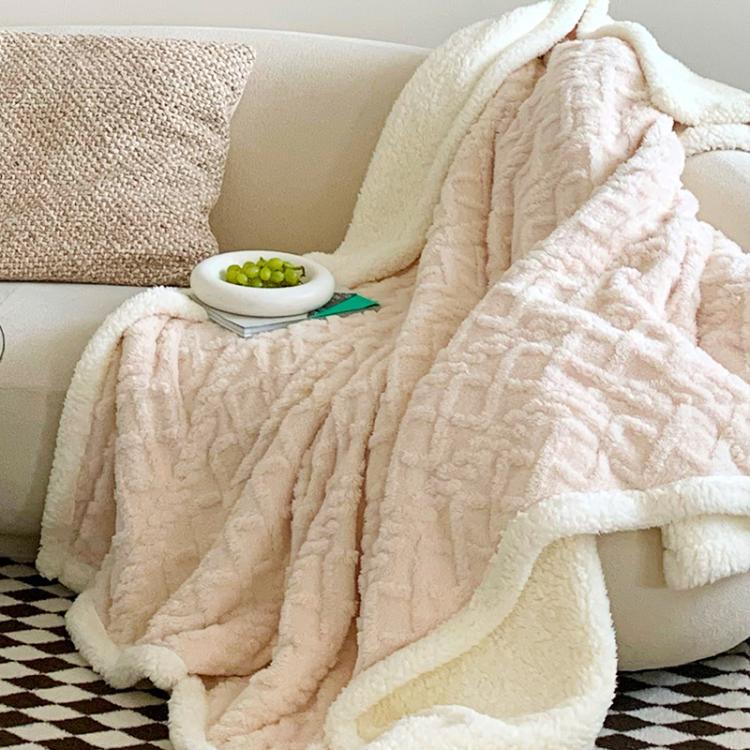 Thick Winter Taffeta Fleece Blanket Coral Fleece Sofa Blanket, 100x150cm, 120x200cm, 150x200cm, 180x200cm, 200x230cm