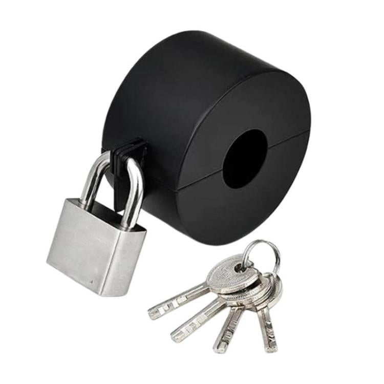 Door Handle Locking Device Disabled Lock Cover Faucet Valve Lock Cover, No Padlock, With Padlock